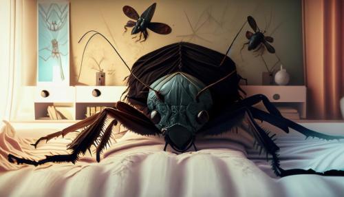 Firefly huge insect in a bedroom 70781